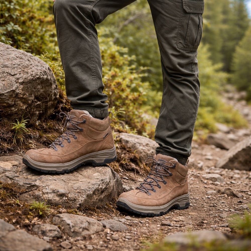 Scarpa Cyrus Mid GTX Leather Hiking Boots Brown Waterproof Gore-Tex 7.5 / EU 40